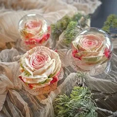 Новогодний зефир «Роза зимняя»