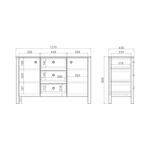 Комод BERGEN BG062