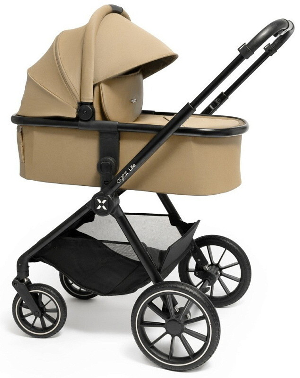 Коляска Agex Life 3 в 1 с автокреслом Simple Grey ALB269 Beige (Бежевый)