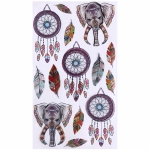 Наклейки интерьерные 32*65см «Индия» C-1005