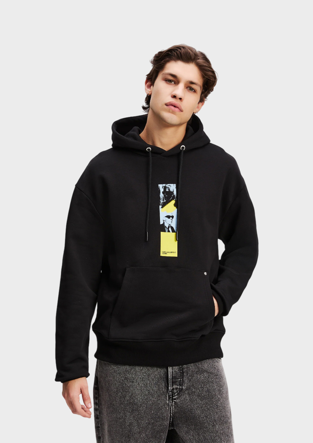 Толстовка KARL LAGERFELD JEANS Relax Repeated Karl Hoodie
