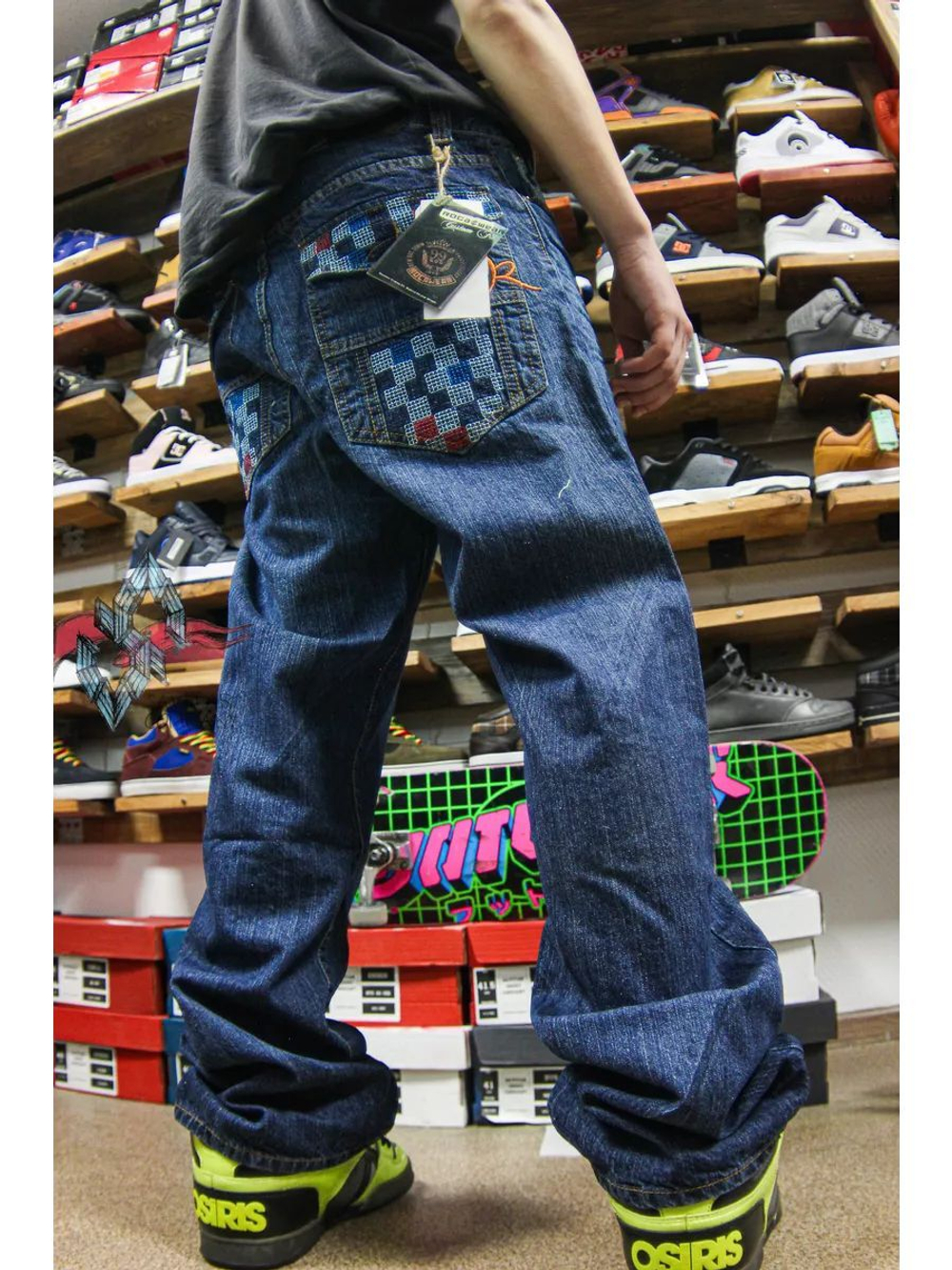 Джинсы прямые широкие трубы от Savitar Shoes Company