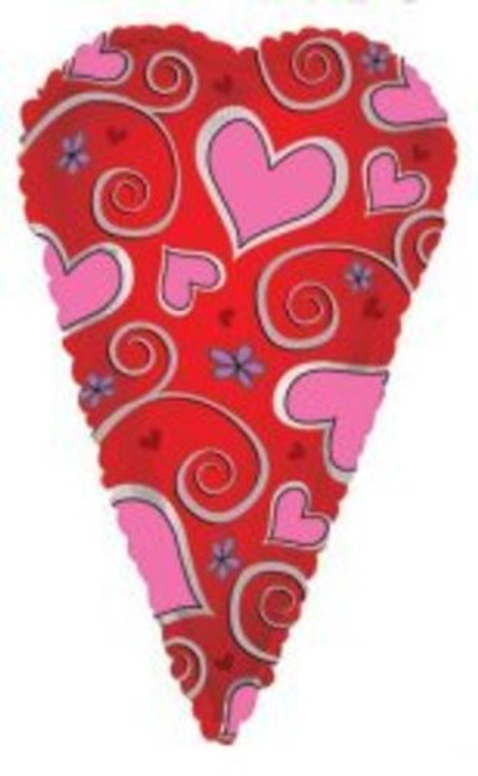 CTI 22" Сердце с вензелями