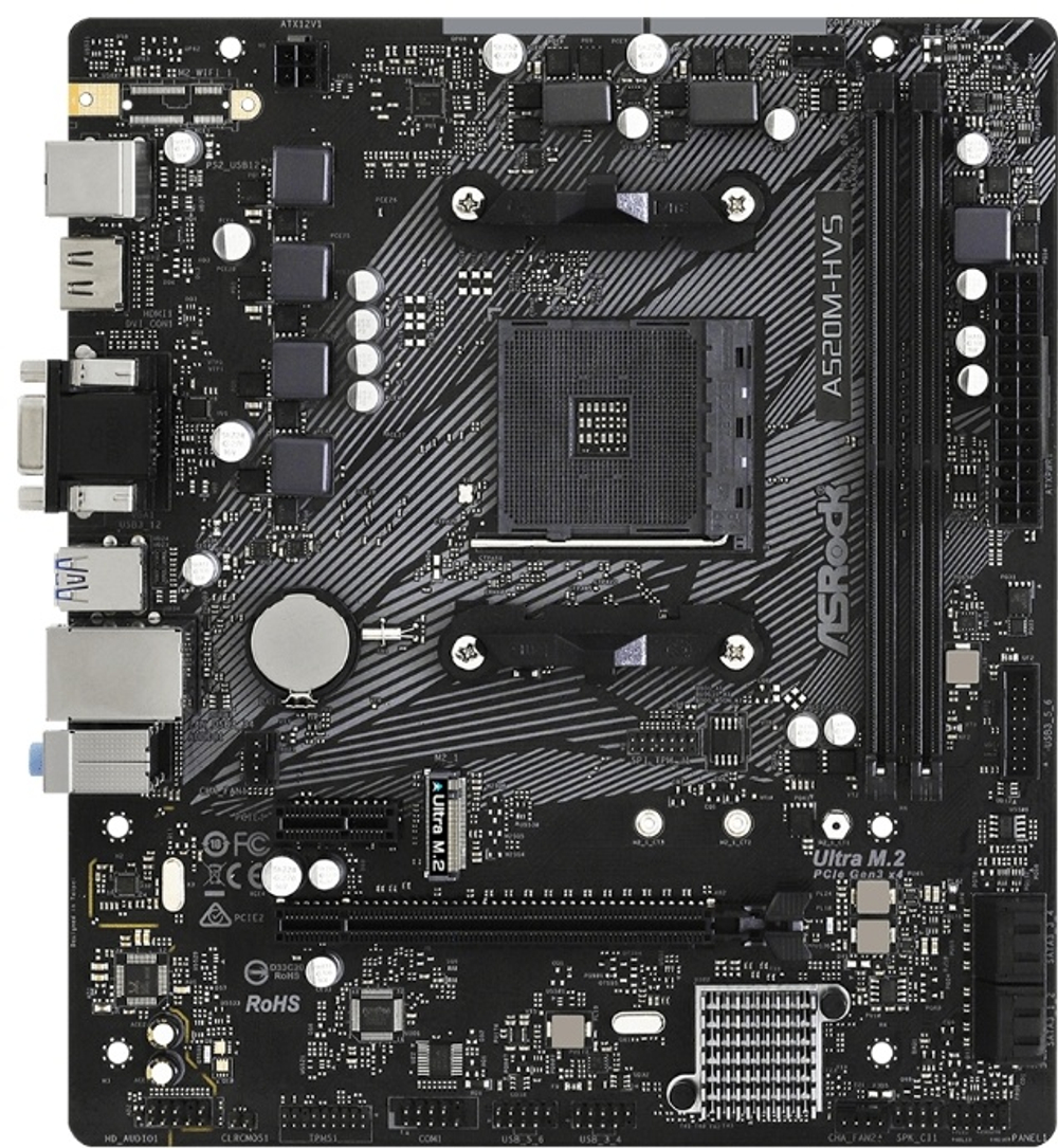 Материнская плата ASRock A520M-HVS