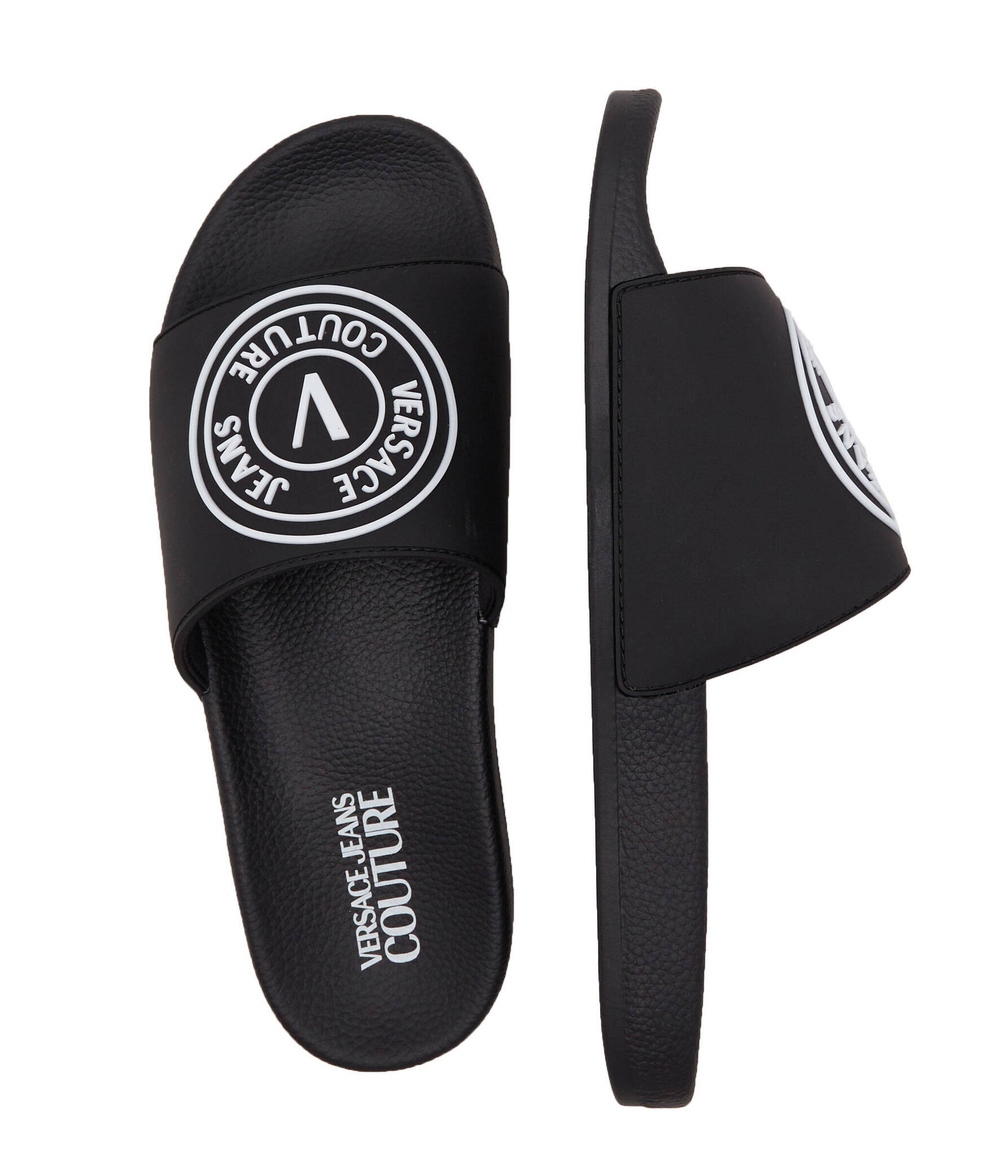 Шлепанцы Versace Jeans Couture - черный(75YA3SQ3ZS192)