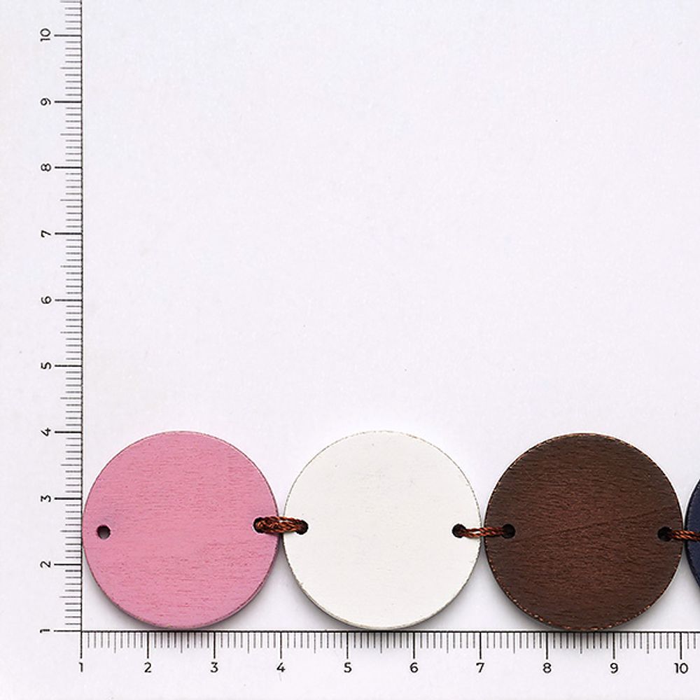 Декор/Брошь женская/Подвеска разноцв.круги на нитке