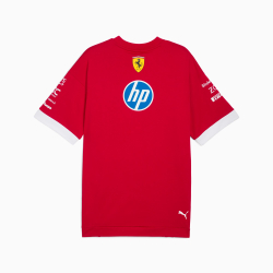 PUMA X SCUDERIA FERRARI МУЖСКАЯ ФУТБОЛКА DRIVERS 2025, КРАСНЫЙ
