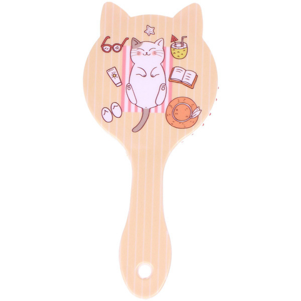 Расческа массажная детская «ЕДИНОРОЖКИ», микс 4 дизайна, 16*8см (пакет с подвесом)