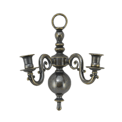 Alberti Livio Канделябр настенный на 2 свечи под бронзу