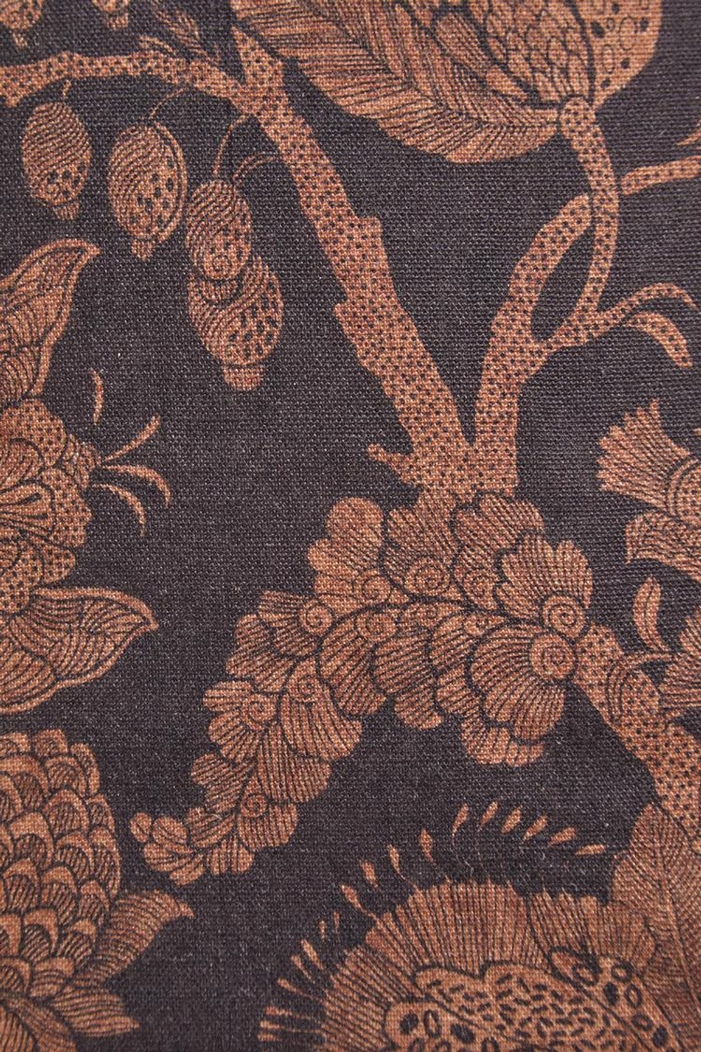 ZARA HOME ЧЕХОЛ ДЛЯ ДЕКОРАТИВНОЙ ПОДУШКИ С ЦВЕТОЧНЫМ ПРИНТОМ, ЦВЕТ БУРГУНДСКОГО ВИНА