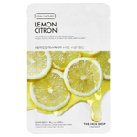 The Face Shop, Real Nature, маска для лица, лимон, 1 шт., 20 г (0,70 унции)