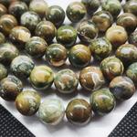 Риолит, бусина шар, 10.5мм, красочный, природный цвет