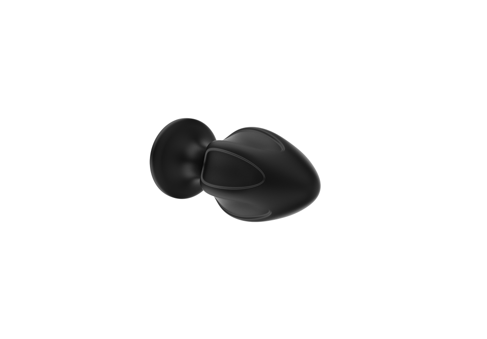 Силиконовая анальная пробка черная S (5.8*2.8cm) 3306-01