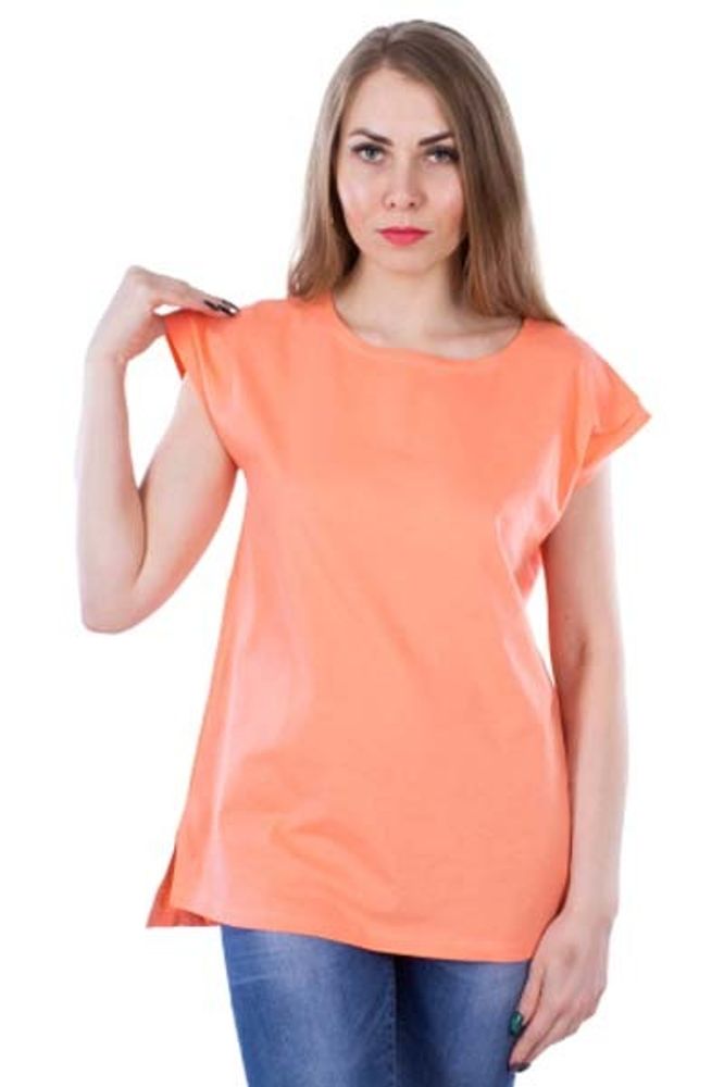 Б3241 морковный футболка женская.