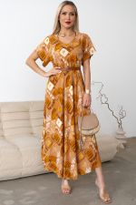 Платье Рада (бежевый) Р11-1166/9 Nikol