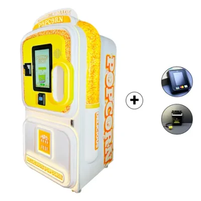 Готовый бизнес-комплект вендинговый автомат по приготовлению попкорна «Delicious moments»