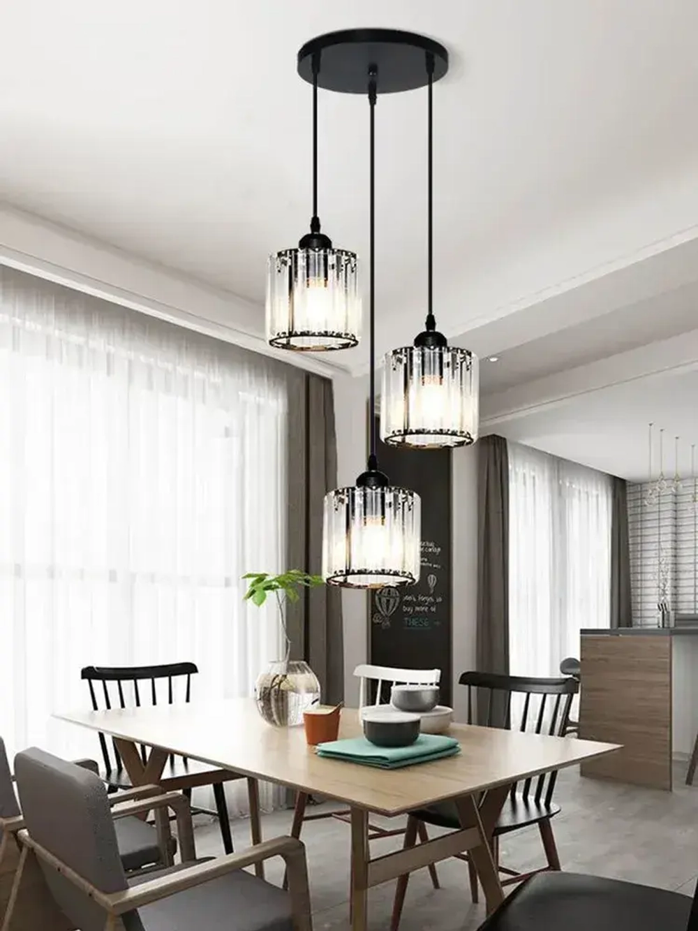 Люстра на кухню подвесная