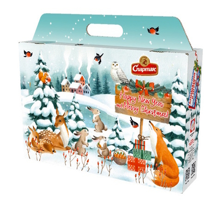 Новогодний подарок "Гостинец из детства" 1200г. Спартак