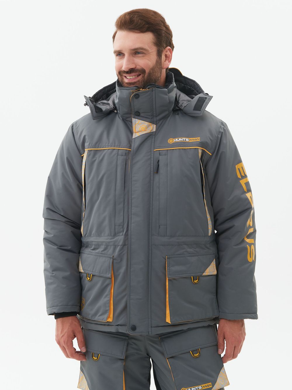 Костюм зимний Elbrus ткань Hit Membrane цвет Серый/Банан