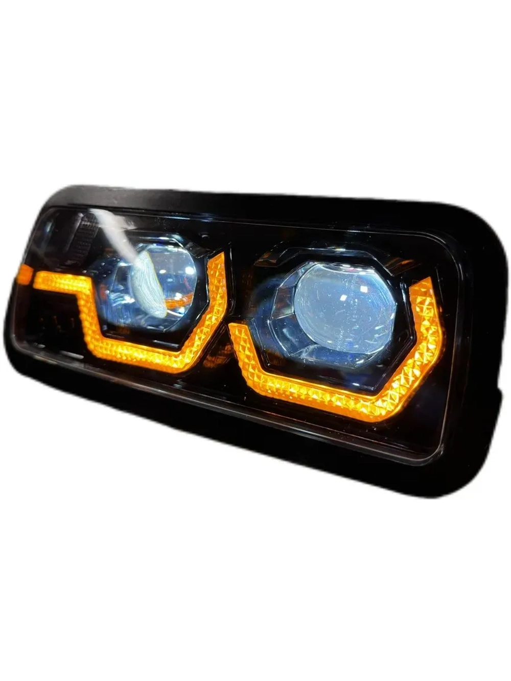 Надфарники Нива 4х4/Легенд с ДХО в стиле BMW