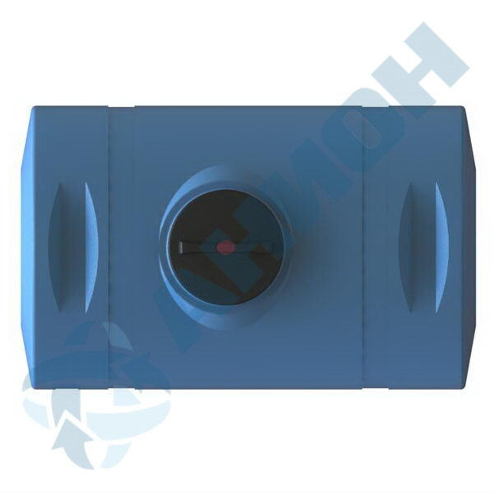 Емкость цилиндрическая горизонтальная с дыхательным клапаном
 Анион 1850 л. горизонтальная (1820x1135x1380см;синий) - арт.559412