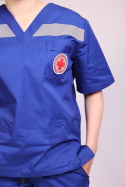 Топ летний Скорая помощь MedicLine (V-обр.)