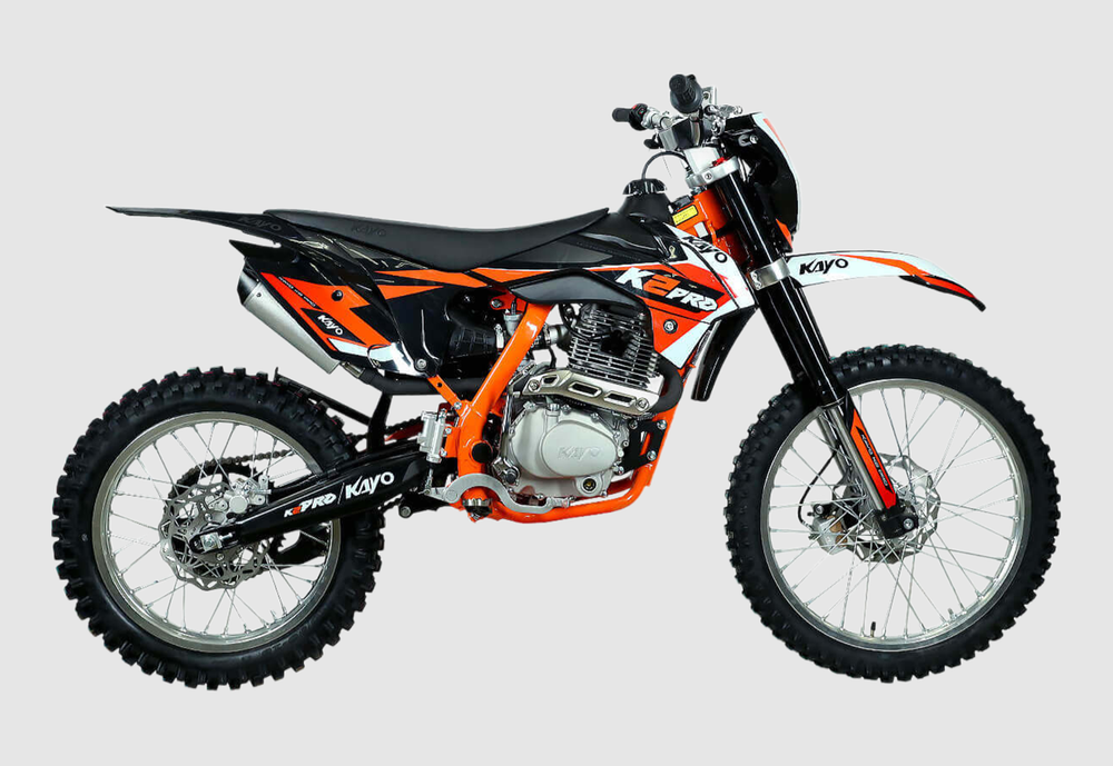 Мотоцикл кроссовый KAYO K2 PRO 21/18 (2024 г.)