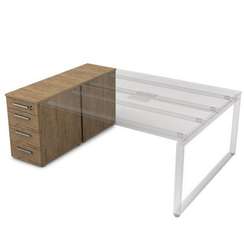 9ТП.012.1 Тумба с 4-мя ящиками (1635*450*750)