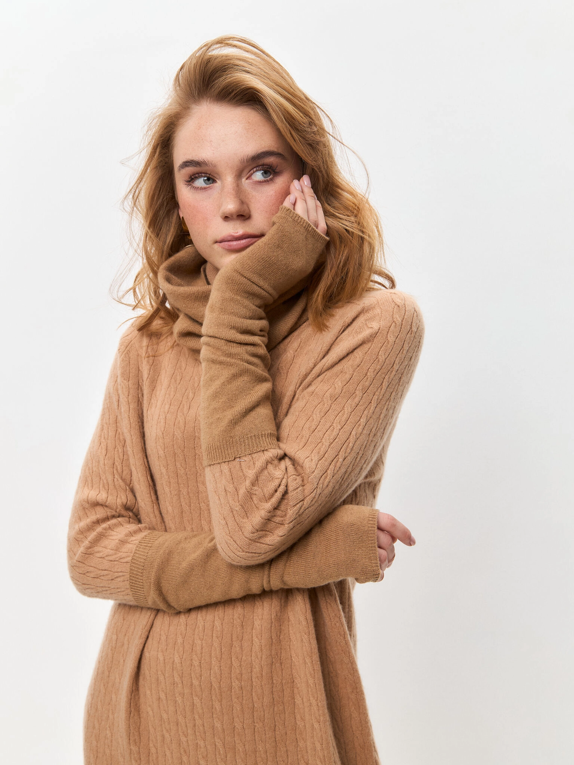 Митенки из кашемира