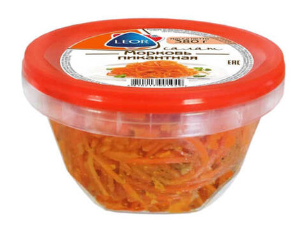 Салат "Морковь пикантная" 380г. Леор