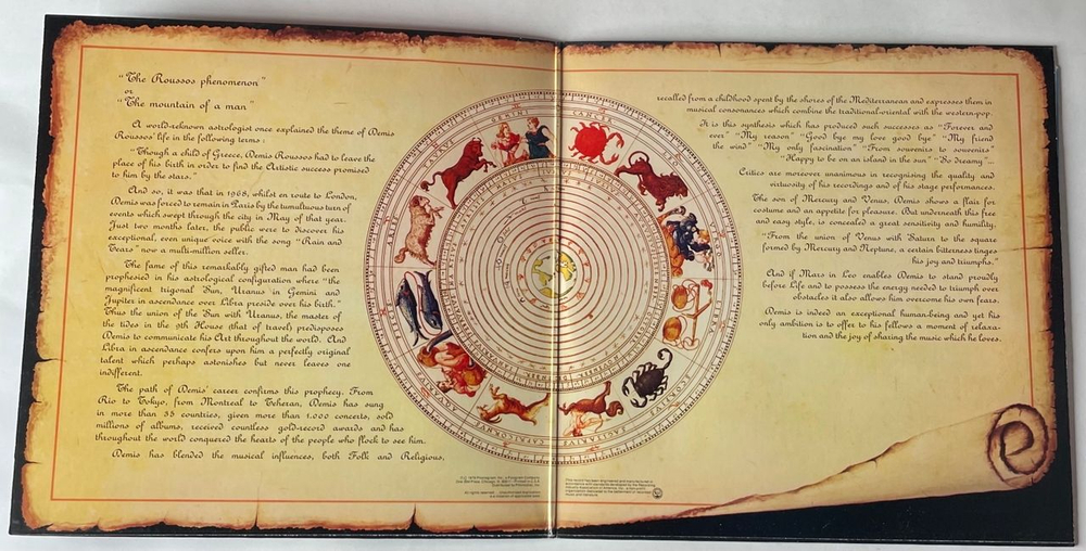 Винтажная виниловая пластинка LP Demis Roussos Happy To Be (США 1976)