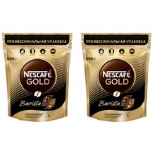 Кофе растворимый Nescafe Gold Barista 400 г, 2 шт