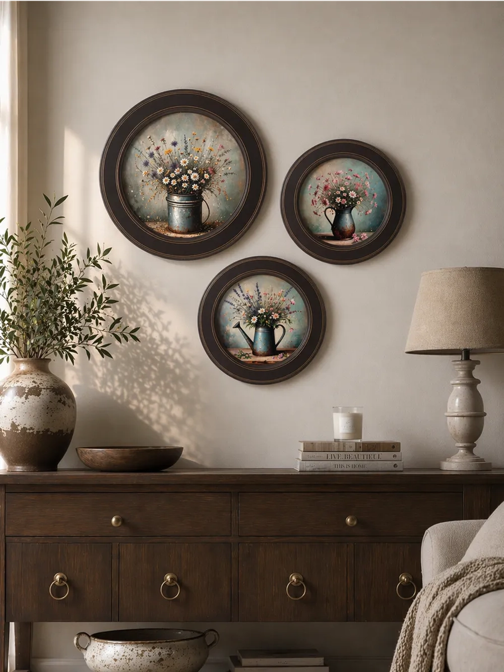 Картина на стену для интерьера в раме на холсте 27 см