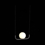 SL1581.403.01 Светильник подвесной ST-Luce Черный/Белый LED 1*8W 3200K