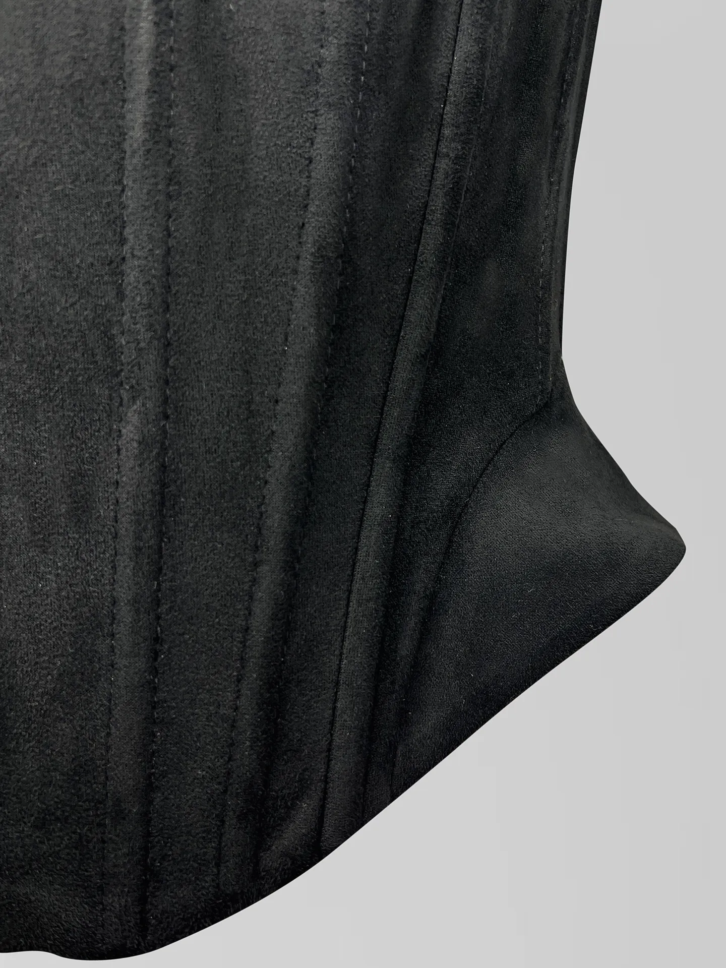 Корсет Agdali Brand замшевый однотонный с двойными лямками