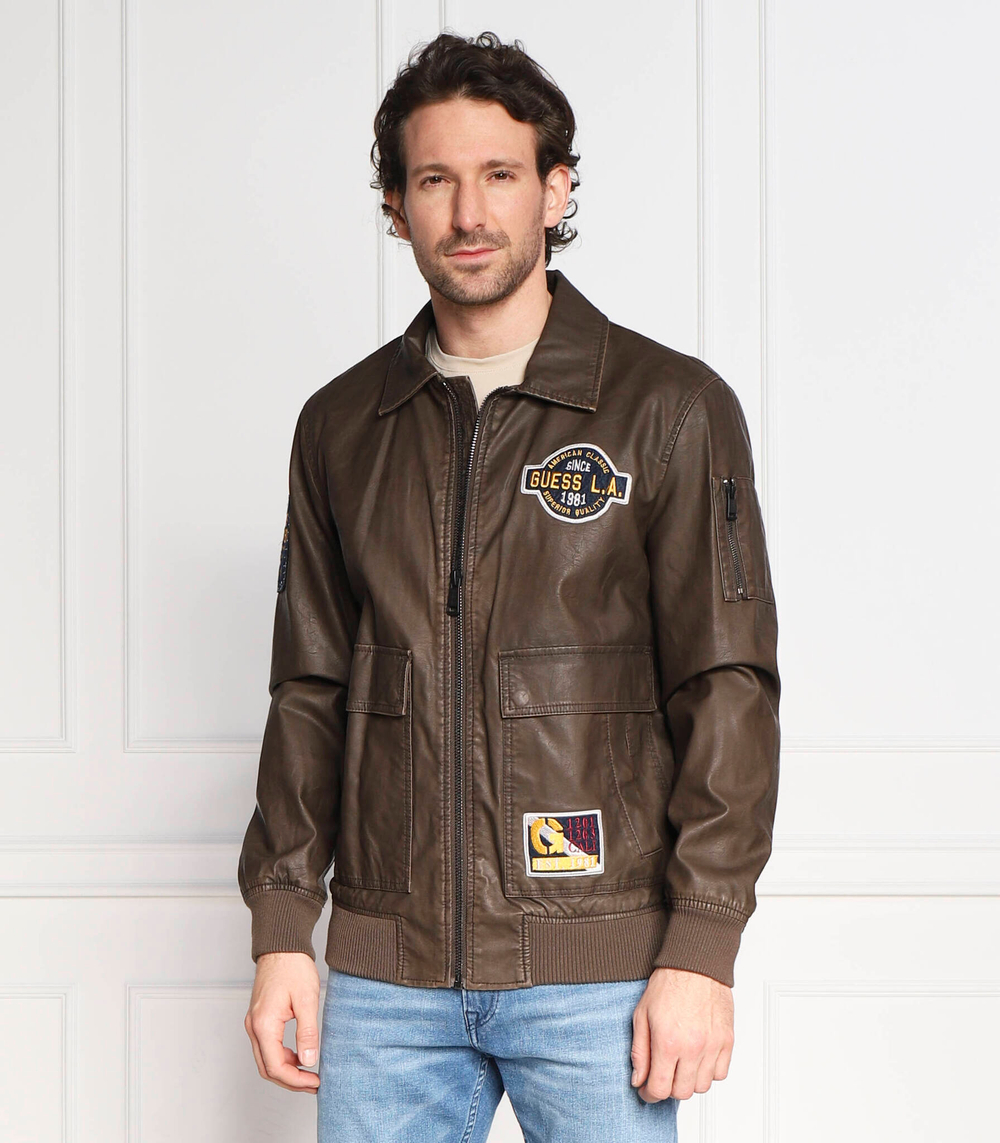 куртка aviator GUESS - коричневый(M3RL20 WF4N0)