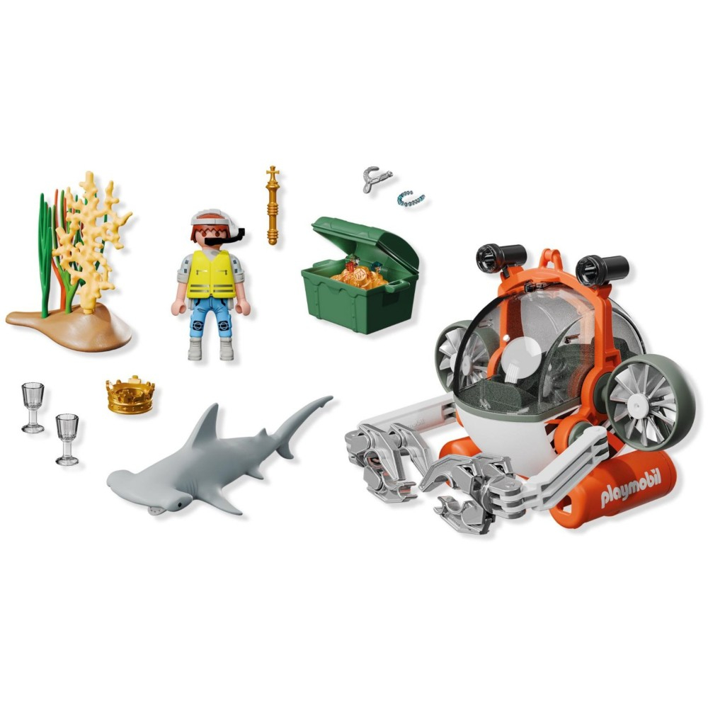 Playmobil Action Heroes 71860 Поиск сокровищ на подводной лодке 51 деталь — фото 3