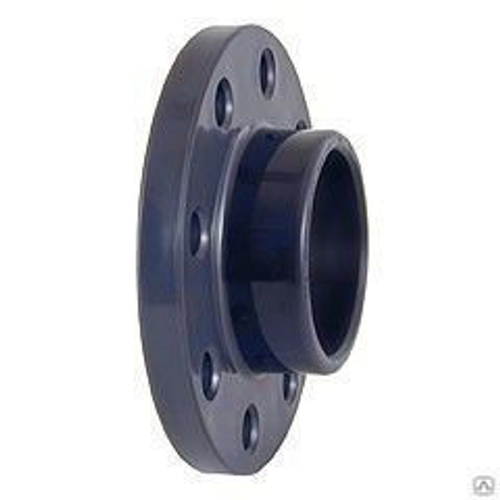 Фланцевое соединение ПВХ (НПВХ) жёсткое под клей (Ру10), Китай