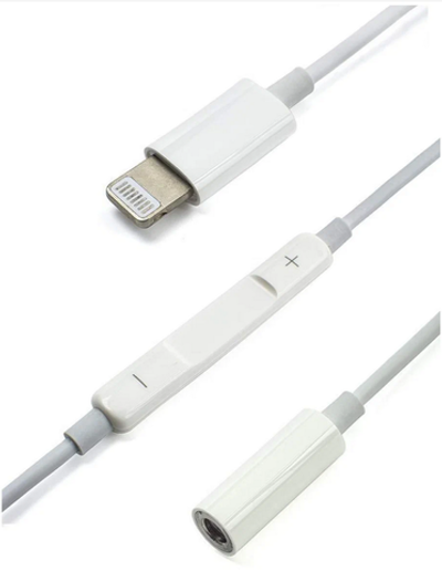 Переходник Lightning 8PIN x Audio/AUX RoHS GL052