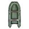 Лодка Тонар Алтай А380, надувное дно, зеленый