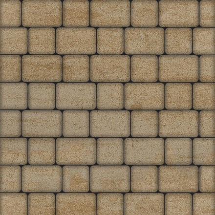 Тротуарная плитка КЛАССИКО - Искусственный камень Степняк, комплект из 2 видов плит