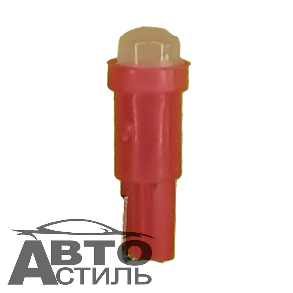 Светодиод 12V T 5   COB Red 0.2W (без патрона) Керамический красный #X0049