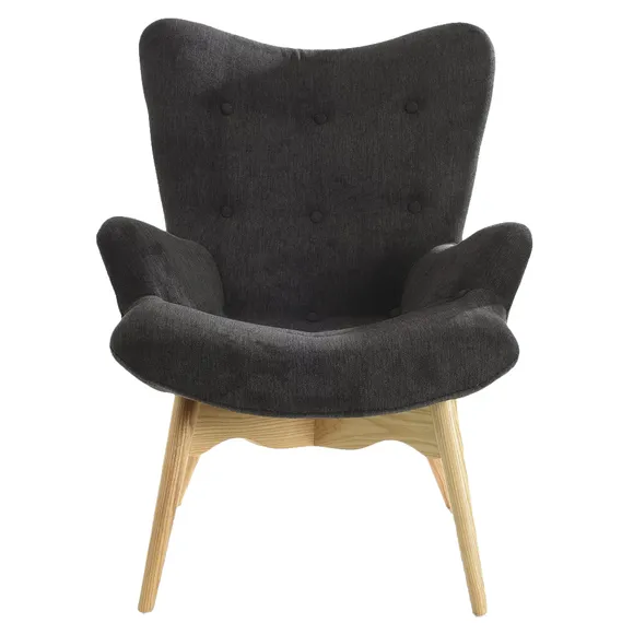 Кресло Contour темно-серое