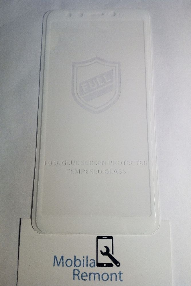 Защитное стекло &quot;Полное покрытие&quot; для Xiaomi Mi A2/Mi 6X Белое