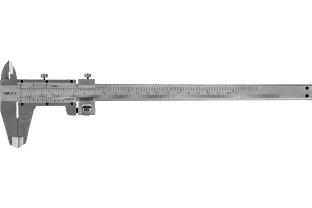 Штангенциркуль 200 мм с глубиномером Sturm 2030-01-200