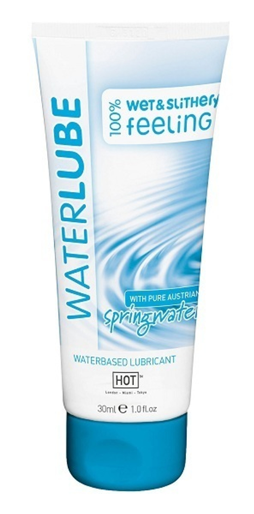 Гель-смазка на основе чистой родниковой воды WaterLube, 30 мл.