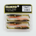 Виброхвост шумовой DIAMOND SHINER 4" (4шт/уп)