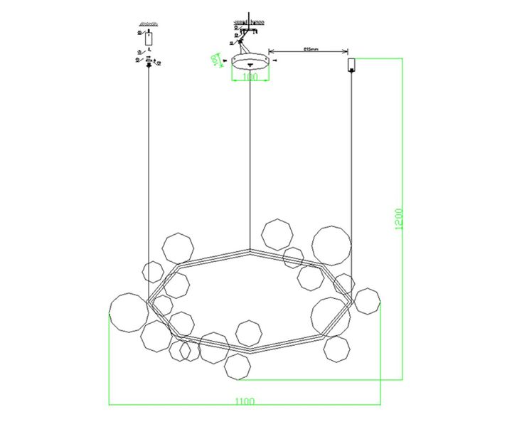 Подвесная люстра Kink Light Иона 09408-21,19