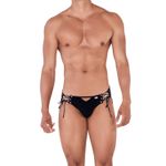 Мужские трусы слипы черные со шнуровкой Pikante CARISMA BRIEF 033411