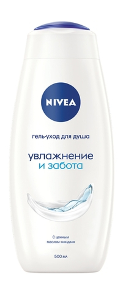 Nivea гель для душа Увлажнение и забота 500мл